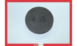Pastille de réglage du jeu aux soupapes 4,15mm (diamètre 33) (102846)