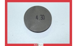 Pastille de réglage du jeu aux soupapes 4,30 mm (diamètre 33) (102849)