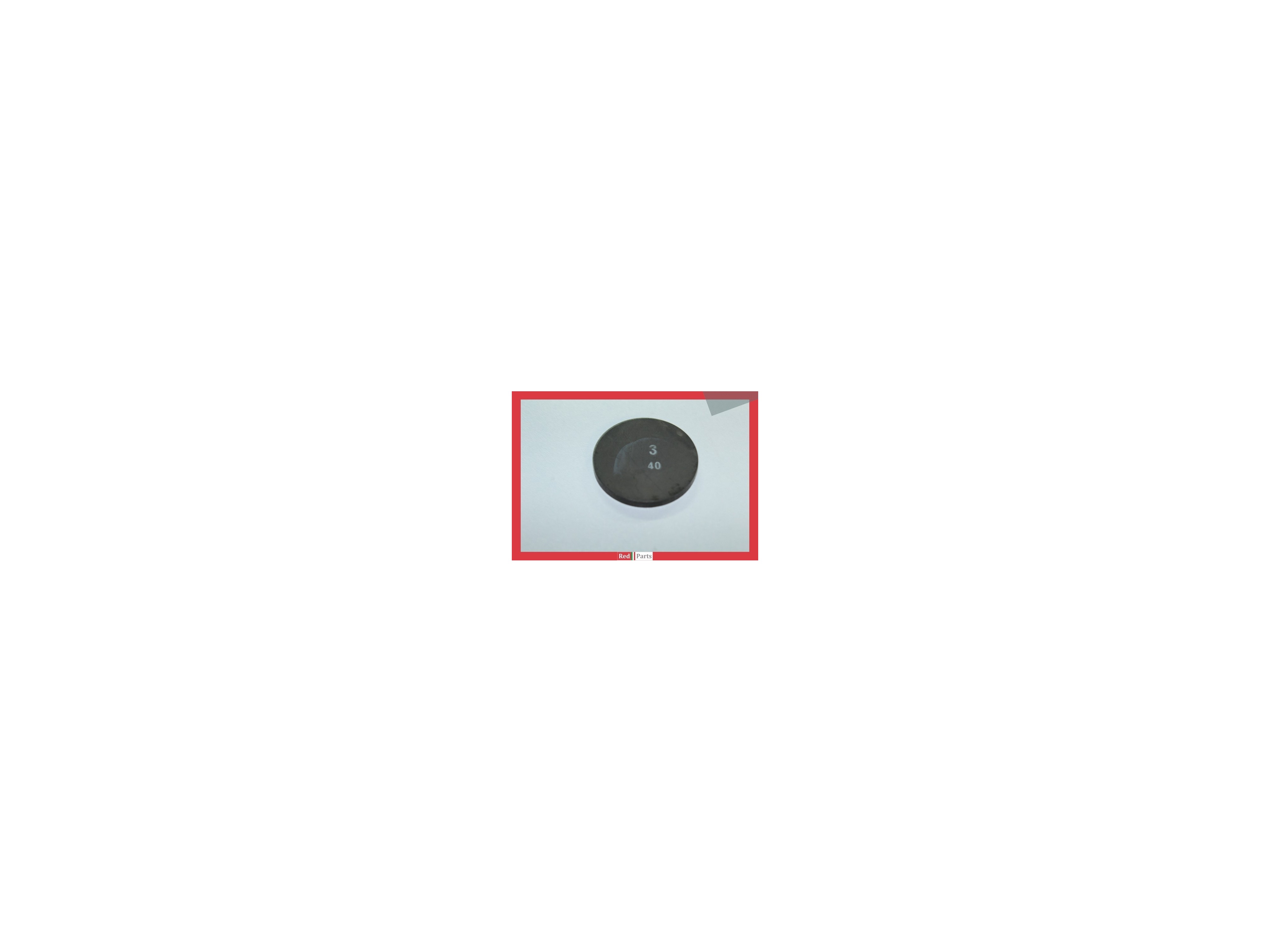 Pastille de réglage du jeu aux soupapes 3,40mm (diamètre 33) (108670)