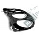 support en carbone de grille droite capot moteur ferrari 360 spider (68404100/A)