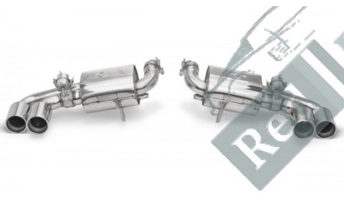 Silencieux homologué avec valves Ferrari F430 (TSFE430C05003AS)