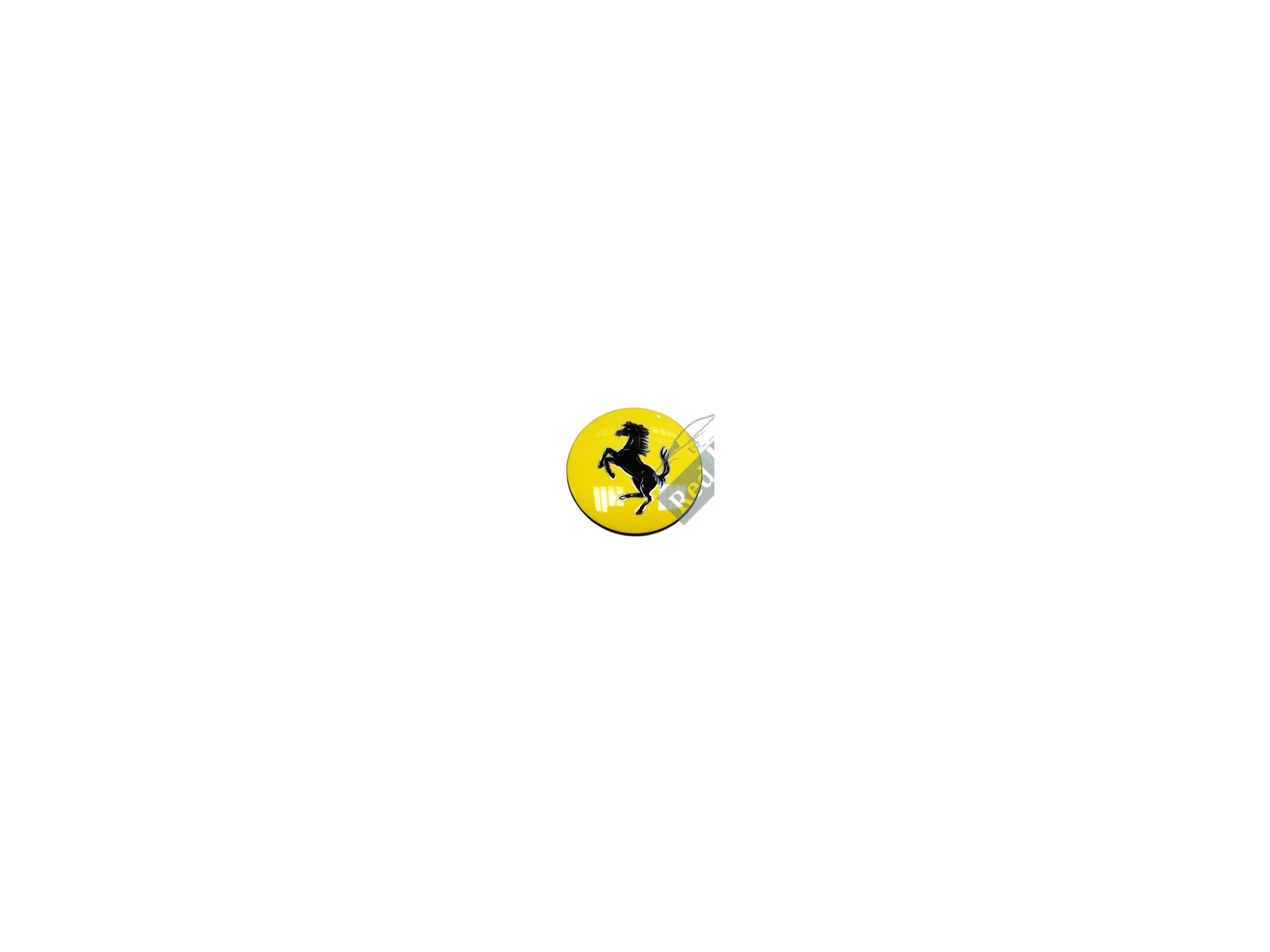 Badge de roue jaune Ferrari 599 / 612 / F430 (226245)