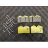 JEU DE PLAQUETTES ARRIERE AVEC RESSORT FERRARI 456/F355 PACK FIORANO (70000882)