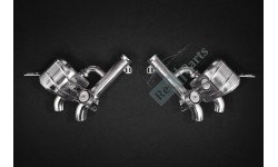 Kit Silencieux Avec Valves Ferrari GTC4 Lusso T V8 (330051 / 330052 / 02FE06403009) (Capristo)