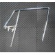 Cadre de Porte Côté Conducteur Chromé Ferrari 250GTE (241-30-330-00/R) (Reconditionné)