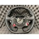 volant carbone cuir noir coutures blanches ferrari FF (87233400)