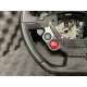 volant carbone cuir noir coutures blanches ferrari FF (87233400)