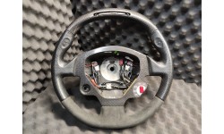 Volant Carbone & Alcantara & Cuir Noir Surpiqures Noires & Leds Ferrari F430 Scuderia (8184420/U) (Occasion)