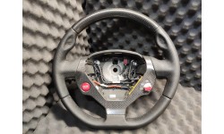 Volant Carbon Cuir Noir & Surpiqures Noires Ferrari California (82023500)
