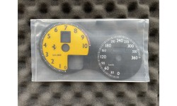 Fond De Compteur Jaune Ferrari F430 (192538/A) (Adaptable)