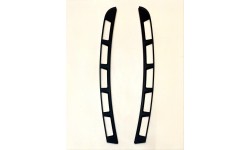 Kit Grilles d'Aération Gauche et Droite de Baie Moteur Ferrari F430 (68075100/U et 68075000/U) (Pièce Occasion)