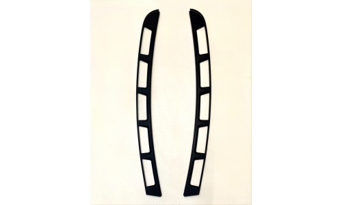 Kit Grilles d'Aération Gauche et Droite de Baie Moteur Ferrari F430 (68075100/U et 68075000/U) (Pièce Occasion)