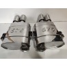 Kit 2x Echappements Sorties Propella pour Ferrari 575 Maranello (01380211000P/TUBI) (Tubistyle)