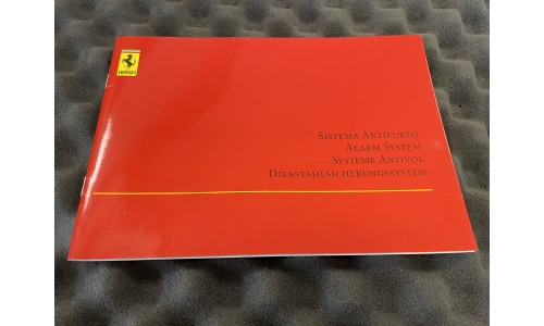 Manuel Système Antivol Ferrari 550M / 575M (65927200/U) (Pièce D'occasion)