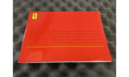 Manuel D'organisation Et De Vente Ferrari 360 / F430 / 458 / 575 / 599 / 612 / California (66622800/U) (Pièce D'occasion)
