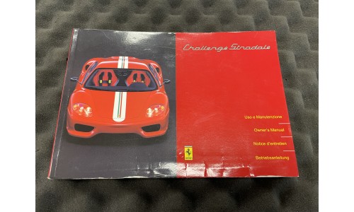 Manuel Du Propriétaire Ferrari 360 Challenge Stradale (67918300/U) (Pièce D'occasion)