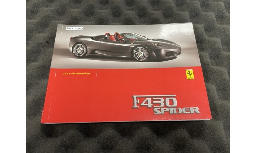 Manuel D'entretien Italien Ferrari F430 Spider (69191200/U) (Occasion)