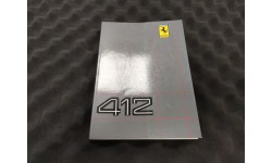 Notice d'Entretien Ferrari 412 1986 CAT 417/86 (Not.3/U) (Pièce Occasion)
