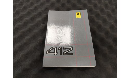 Notice d'Entretien Ferrari 412 1986 CAT 417/86 (Not.3/U) (Pièce Occasion)