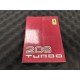 Notice d'Entretien Ferrari 208 Turbo 1982 CAT 239/82 (Not.5/U) (Pièce Occasion)