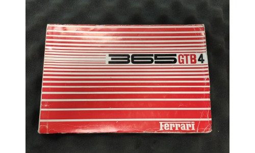 Catalogue de Pièces de Rechange Ferrari 365 GTB4 1969 CAT 33/69 (Not.15/U) (Pièce Occasion)
