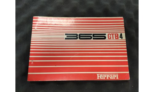 Catalogue de Pièces de Rechange Ferrari 365 GTB4 1972 CAT 33/72 (Not.15/U) (Pièce Occasion)