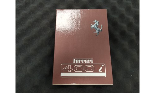 Notice d'Entretien Ferrari 400i 1982 CAT 250/82 (Not.17/U) (Pièce Occasion)
