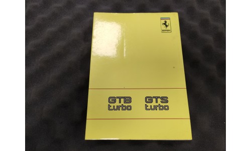 Notice d'Entretien Ferrari 328 GTB/GTS Turbo 1988 CAT 494/88 (Not.23/U) (Pièce Occasion)