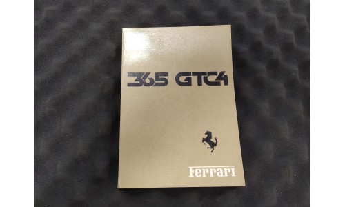 Notice d'Entretien Ferrari 365 GTC4 1971 CAT 54/71 (Not.30/U) (Pièce Occasion)