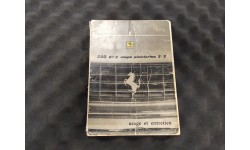 Notice d'Entretien Ferrari 250 GT/E 1963 CAT 05/1963 (Not.31/U) (Pièce Occasion)