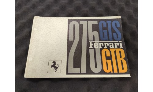 Catalogue de Pièces de Rechange Ferrari 275 GTS/GTB 1965 CAT 03/65 (Not.32/U) (Pièce Occasion)