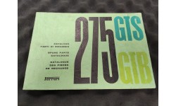 Catalogue de Pièces de Rechange Ferrari 275 GTS/GTB 1963 CAT 10/63 (Not.32/U) (Pièce Occasion)