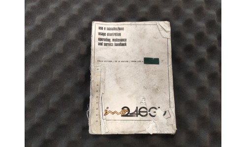 Notice d'Entretien Ferrari 246 GT DINO 1972 CAT 72/72 (Not.35/U) (Pièce Occasion)