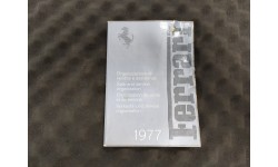 Organisation de Vente et de Service Ferrari 1977 CAT 140/77 (Not.40/U) (Pièce Occasion)