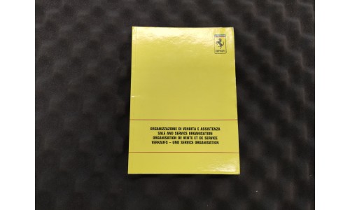 Organisation de Vente et de Service Ferrari 1988 CAT 510/88 (Not.45/U) (Pièce Occasion)