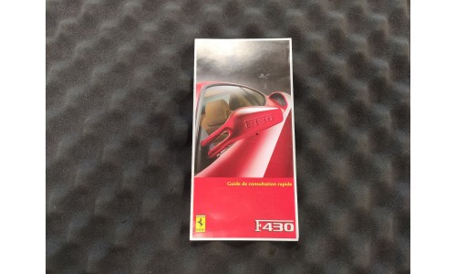 Guide de Consultation Rapide FR Ferrari F430 (68837500/U) (Pièce Occasion)