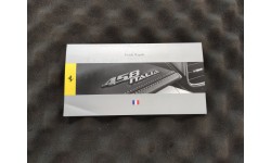 Guide Rapide Ferrari 458 Italia 2009 FR CAT 3595/09 (82935000/U) (Pièce Occasion)