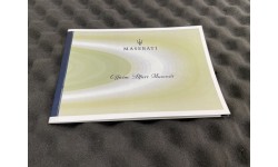 Manuel Officine Alfieri Maserati 4200 (67523300) (Pièce D'occasion)