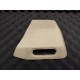Garniture/Cache Ceinture de Sécurité en Cuir Blanc Côté Gauche Ferrari F355 (64678500/U) (Pièce Occasion)