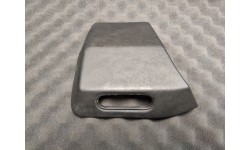 Garniture/Cache Ceinture de Sécurité en Cuir Noir Côté Droit Ferrari F355 (64678500/U) (Pièce Occasion)