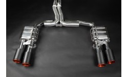 Silencieux Inox Avec Les Valves & Le X-Pipe Pour Audi S8 D5 (02AU09403014) (Capristo)