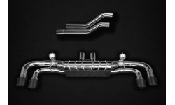 Silencieux Avec Valves Non Homologué Porsche Cayenne V6 E-Hybride / Turbo (02PO07703017) (Capristo)