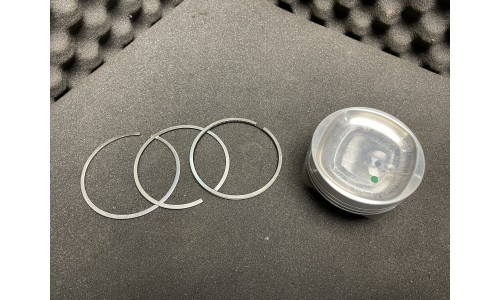 Piston & 3 Segments Pour Ferrari F40 (133023) (Rouge)