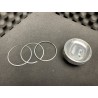 Piston & 3 Segments Pour Ferrari F40 (133023) (Rouge)