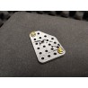Plaques Percées pour Pédales d'Embrayage et Frein Ferrari 355 / 512M (163865/U & 163871/U) (Pièce Occasion)