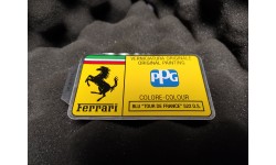 stickers PPG bleu tour de france 522 ferrari (MC3615/63)