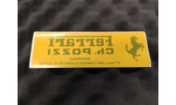 Sticker de Lunette Arrière Charles Pozzi LYON Ferrari (CH.POZZI)