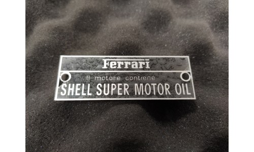 Plaque d'Huile SHELL Ferrari (FPL004)