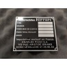 Plaque Châssis Charles Pozzi Ferrari 328 (PCF328)