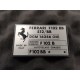 Plaque Châssis Ferrari F102 BB 512 /BB (PCF512BB)
